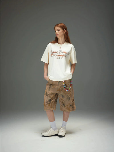 Spray Script Boxy Tee