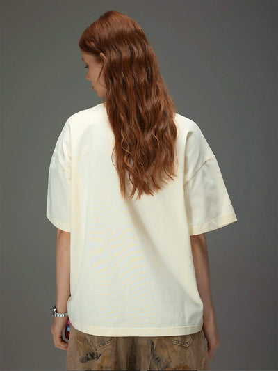Spray Script Boxy Tee