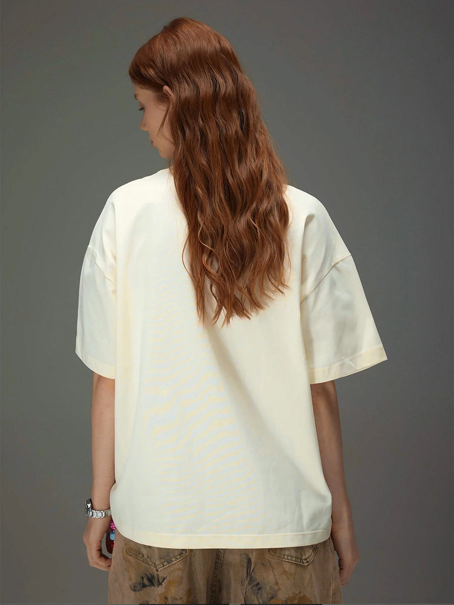 Spray Script Boxy Tee