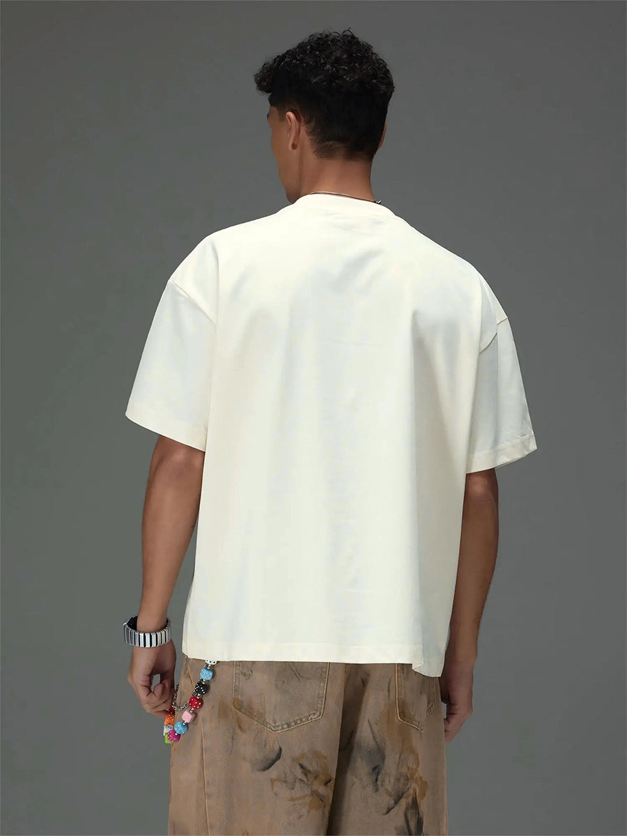 Linear Graphic Crop Tee