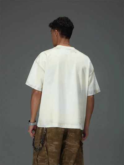 Fragmented Portrait Collage Tee