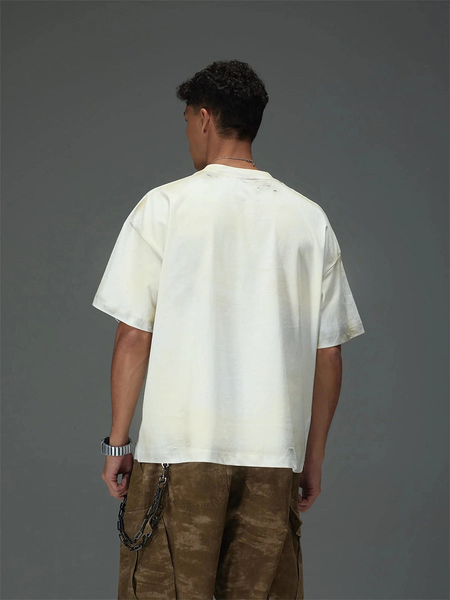Fragmented Portrait Collage Tee