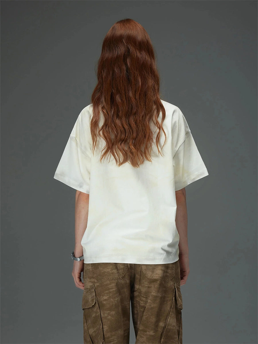 Fragmented Portrait Collage Tee
