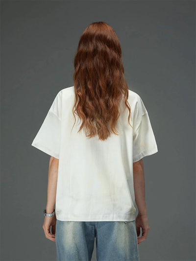 Fragmented Gaze Distressed Tee
