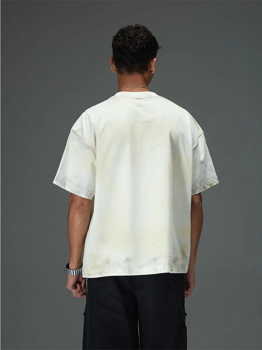 Abstract Graffiti Script Portrait Tee