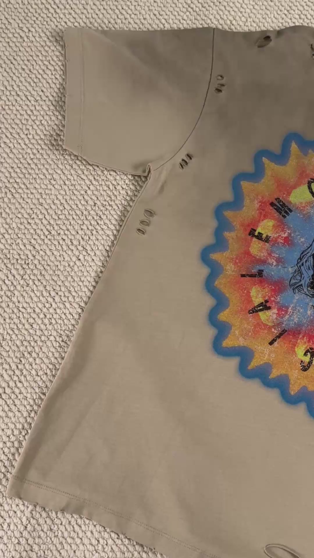 Vintage Halo Illustration Graphic Tee